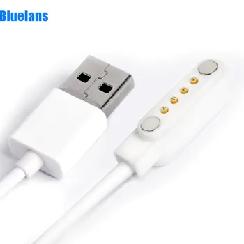 Bluelans Универсален 4-пинов Магнитен Кабел за зареждане USB-Кабел Зарядно Устройство за Детски Смарт Часа