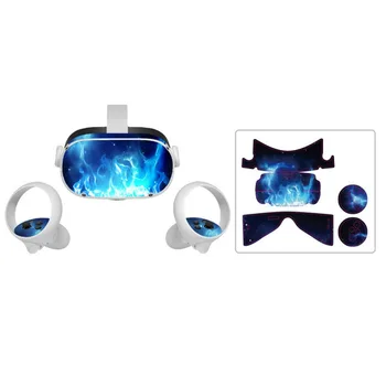 Гореща разпродажба VR Populor Очила Контролери Стикер Oculus Quest 2 Етикети Кожа за прозорец винетка Контролер на Кожата Слушалки Част