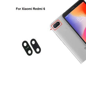 Новост За Xiaomi Redmi 6 Задната Камера Стъкло Заден Обектив С Лепило на Стикера на Лепилото M1804C3DG M1804C3DH M1804C3DI