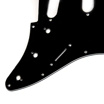 3-Слойная Тампон За електрически китари Черна Царапающая Табела за Strat Stratocaster New