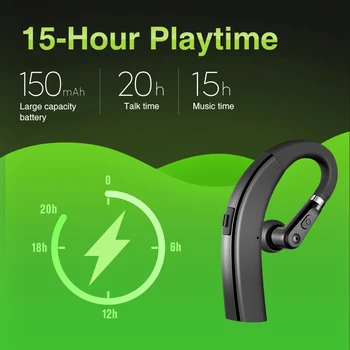 SANLEPUS M11 Bluetooth Слушалки Безжични Слушалки Хендсфри Слушалки в ушите Слушалки С HD, Микрофон За мобилен Телефон iPhone xiaomi Samsung