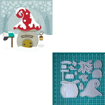 Човечето Торта Дом Коледна Хартия За Рязане на Метал Занаятчийски печати За направата на картичките Шаблони направи си Сам Ръчно изработени Scrapbooking Нови Печати за подпечатване 2021