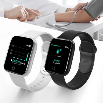 I5 Смарт часовници Дамски Мъжки Фитнес гривна Спортни Смарт часовници Монитор на сърдечния ритъм на кръвното Налягане Bluetooth Връзка Смарт часа 2021