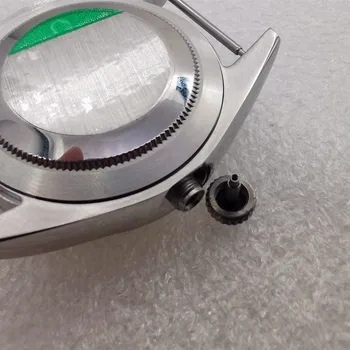 40.5 mm Корпус часа Oyster Perpetual От неръждаема Стомана, Подходящи за японски часа Nh35 Nh36 с автоматичен механизъм Мъжки часовник