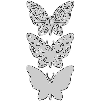 Нов Голям Елегантен Пеперуда Занаят Полагане на Мухъл 2021 Метални Режещи Печати за 