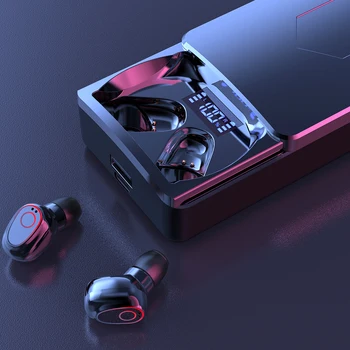TWS Bluetooth 5.1 Слушалки 10000 ма зарядно устройство ще захранване на Скоростната Безжични Слушалки 9D Стерео Спортни Водоустойчиви Слушалки Слушалки С Двоен Микрофон