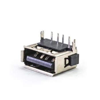 USB 4-пинов конектор за гмуркане с плосък и катушечным тип AF задна 2-подножието жак за контакт и щепсела за контакта с капак адаптер за заваръчна тел