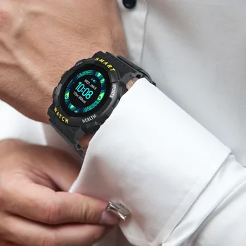Смарт часовници За мъже и жени Z19 Bluetooth Предизвикателство Ръчни Часовници за Samsung Фитнес гривна Спортни Smart-часовници, Водоустойчиви Часовници