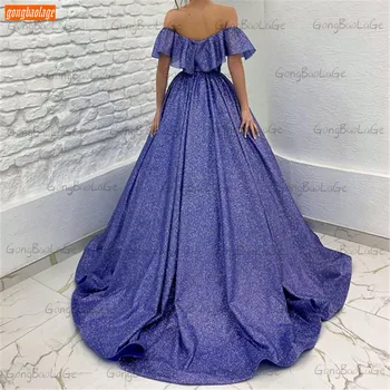 Fashion Long Prom dresses For Women 2021 robe de bal femme A Line рокля за сватбени партита Custom Made Formal Party Gowns